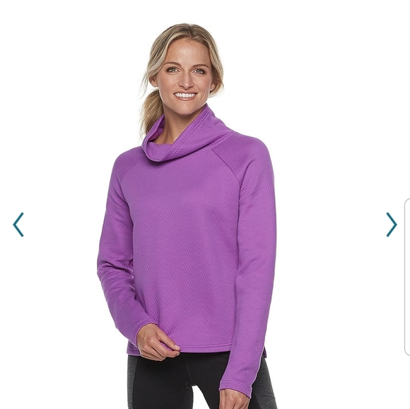 Tek Gear Chevron Mock Neck NWT - Picture 1 of 3